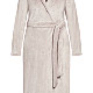 NWT, City Chic, grey robe, size 18, hood, pockets